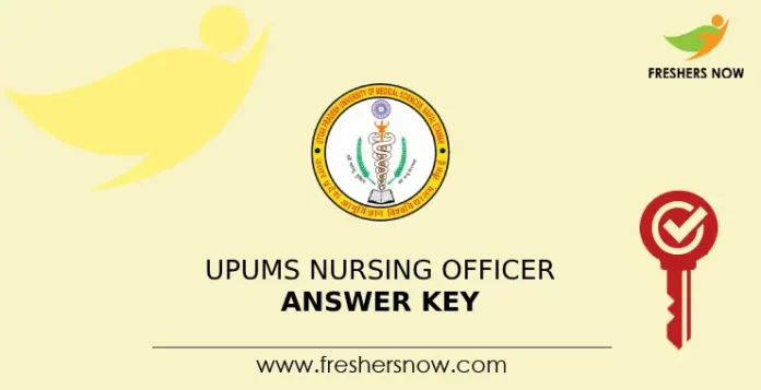 UPUMS Nursing Officer Answer Key