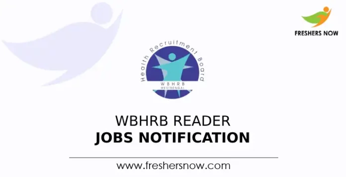 WBHRB Reader Jobs Notification