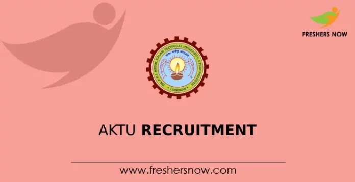 AKTU Recruitment