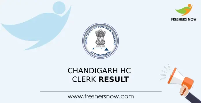 Chandigarh HC Clerk Result