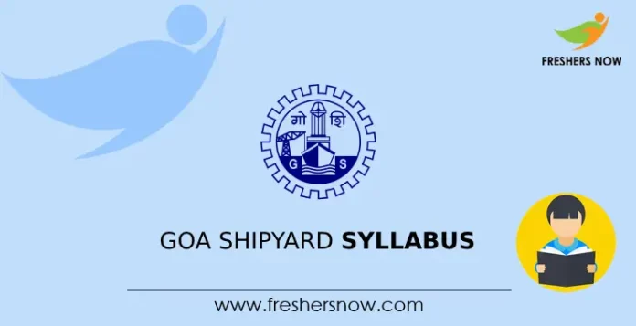 Goa Shipyard Syllabus