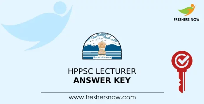 HPPSC Lecturer Answer Key