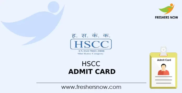 HSCC Admit Card