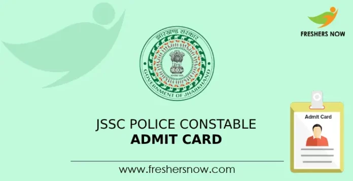 JSSC Police Constable Admit Card 2024