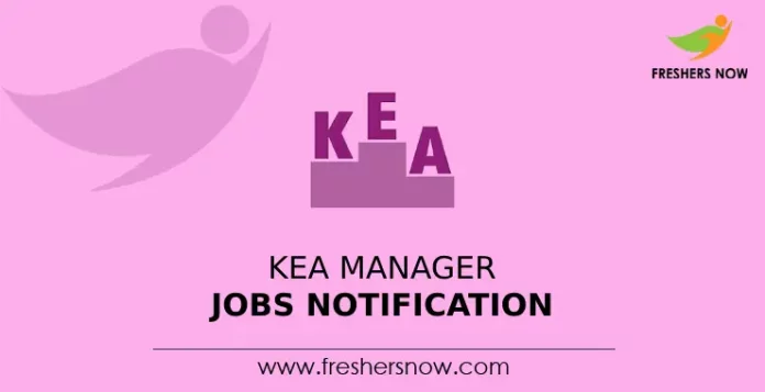 KEA Manager Jobs Notification