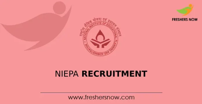 NIEPA Recruitment
