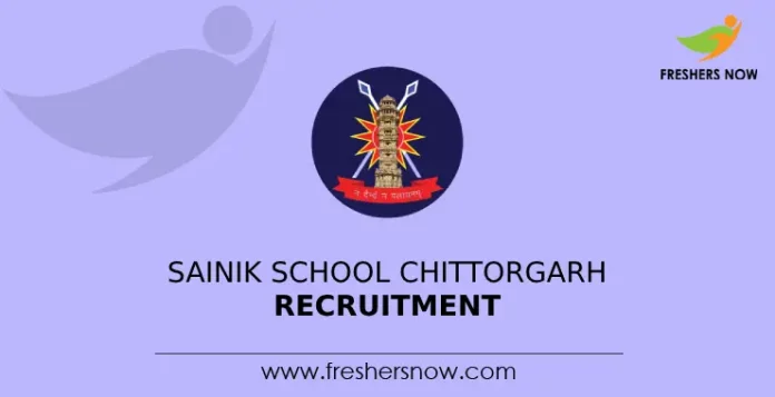 Sainik School Chittorgarh Recruitment