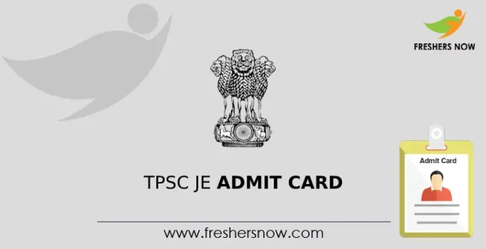 TPSC JE Admit Card 2024