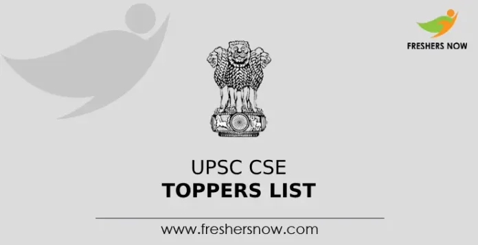 UPSC Topper List