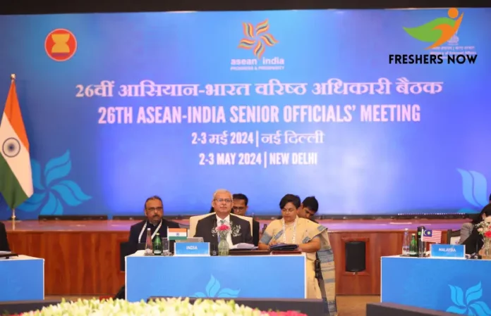 26th ASEAN-India Senior Officials Meeting in New Delhi