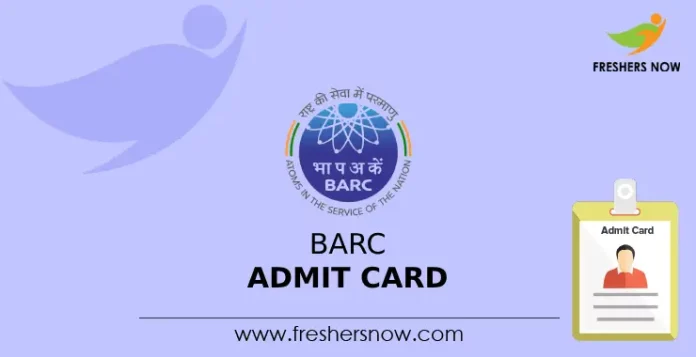 BARC Admit Card