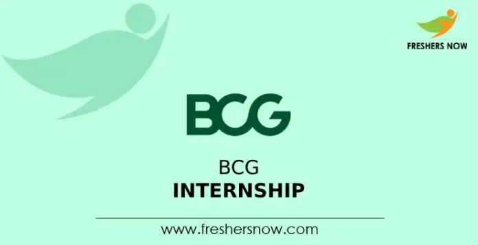 BCG Internship