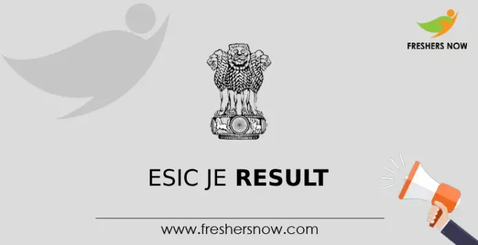 ESIC JE Result (1)