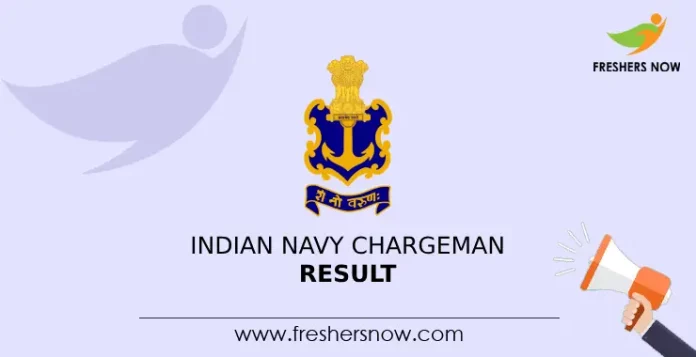 Indian Navy Chargeman Result 2024