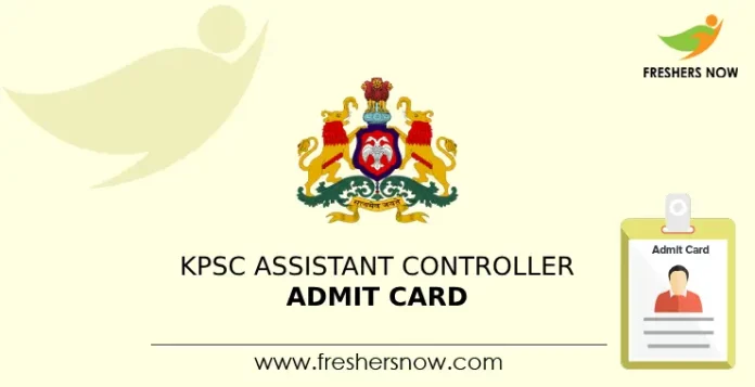 KPSC Assistant Controller Admit Card 2024