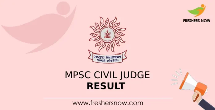 MPSC Civil Judge Result