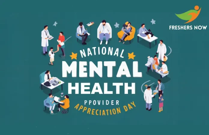 National Mental Health Provider Appreciation Day