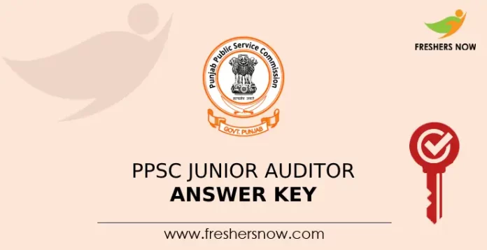 PPSC Junior Auditor Answer Key 2024