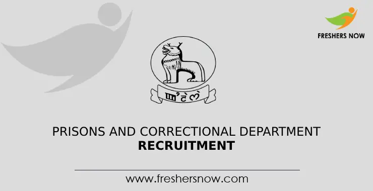 Prisons And Correctional Department Recruitment 2024 Notification for ...