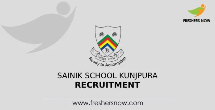 Sainik School Kunjpura Recruitment