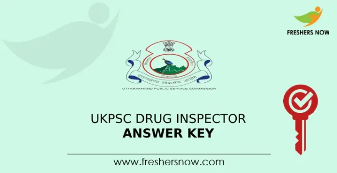 UKPSC Drug Inspector Answer Key 2024