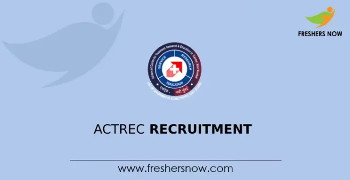 ACTREC Recruitment