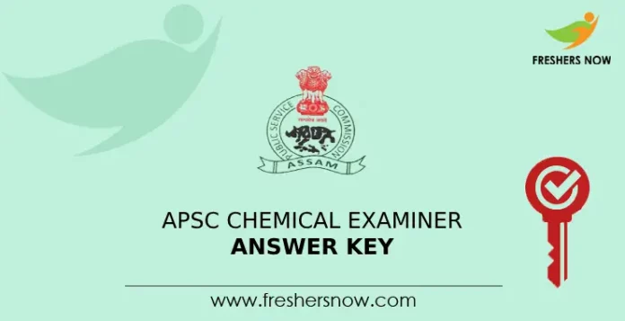 APSC Chemical Examiner Answer Key