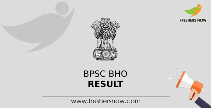 BPSC BHO Result