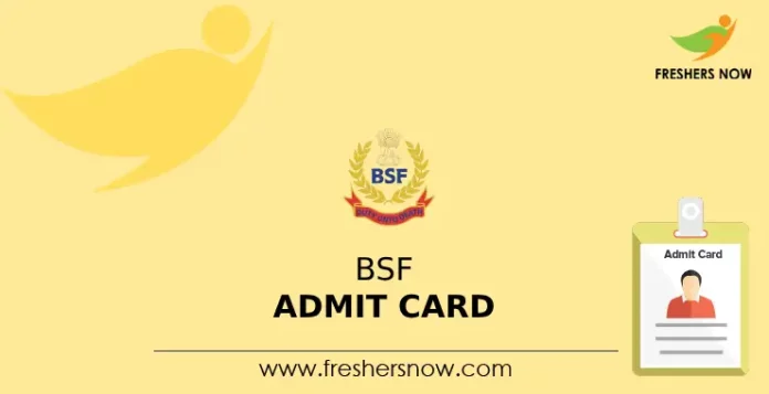 BSF Admit Card