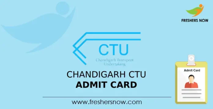 Chandigarh CTU Admit Card