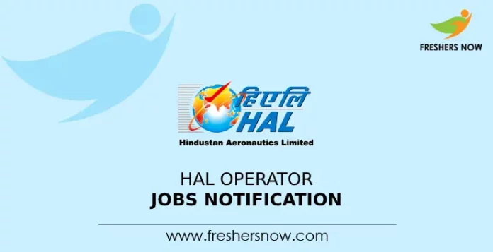 HAL Operator Jobs Notification