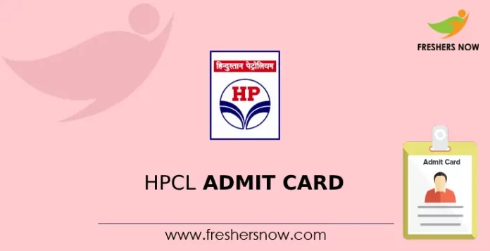 HPCL Admit Card