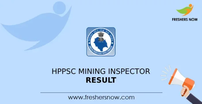 HPPSC Mining Inspector Result