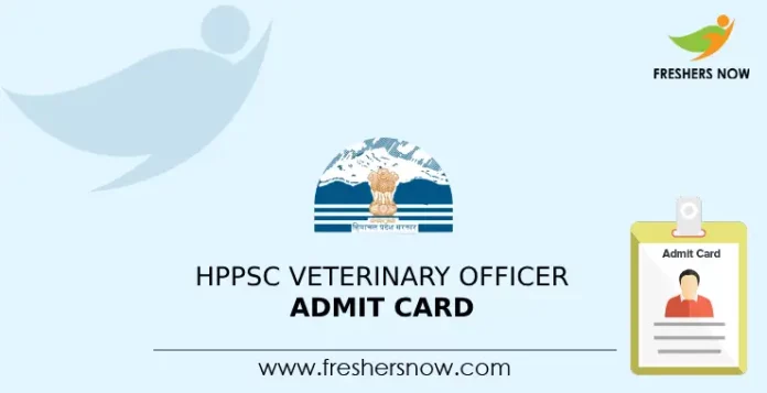 HPPSC Veterinary Officer Admit Card
