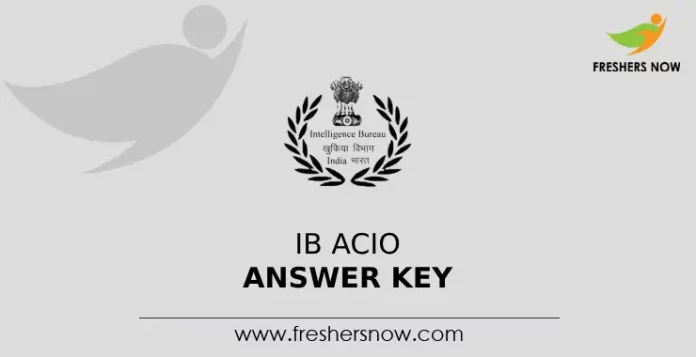 IB ACIO Answer Key