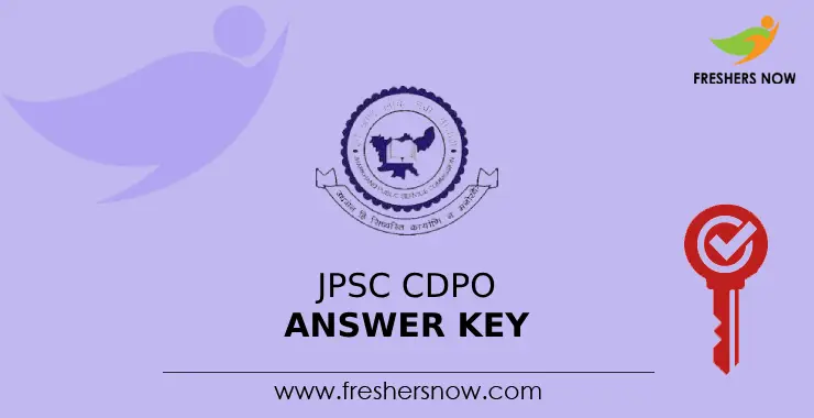 JPSC CDPO Mains Answer Key 2024 | Exam Key, Objections