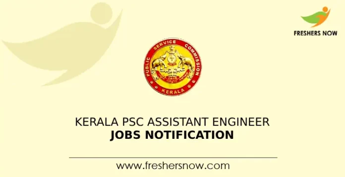 Kerala PSC Assistant Engineer Jobs Notification