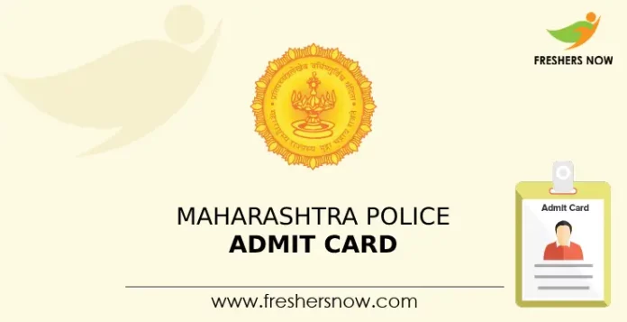 Maharashtra Police Constable Admit Card