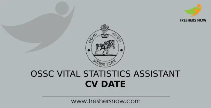 OSSC Vital Statistics Assistant CV Date