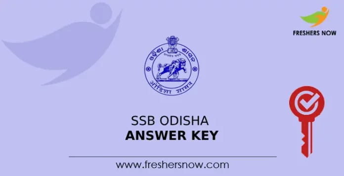 SSB Odisha Answer Key