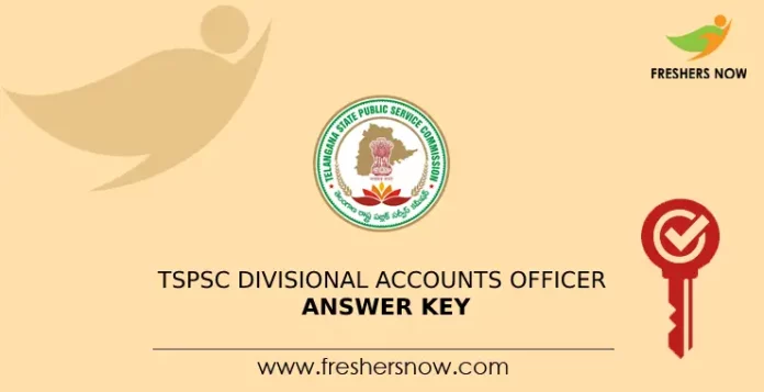 TSPSC Divisional Accounts Officer Answer Key