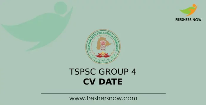 TSPSC Group 4 CV Date