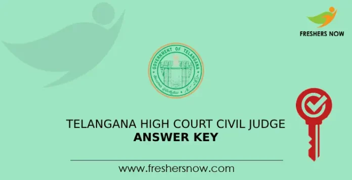 Telangana High Court Civil Judge Answer Key