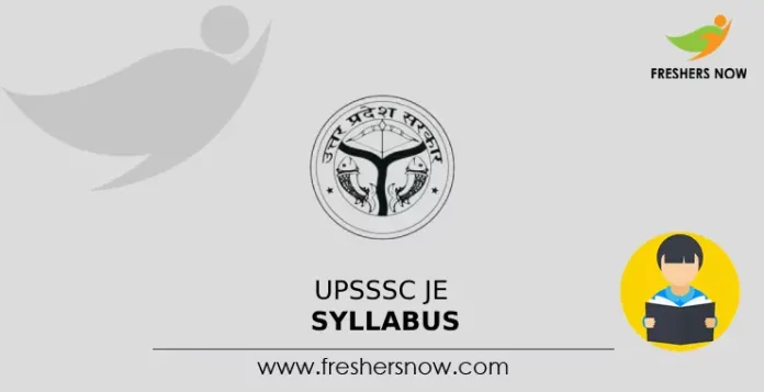 UPSSSC JE Syllabus