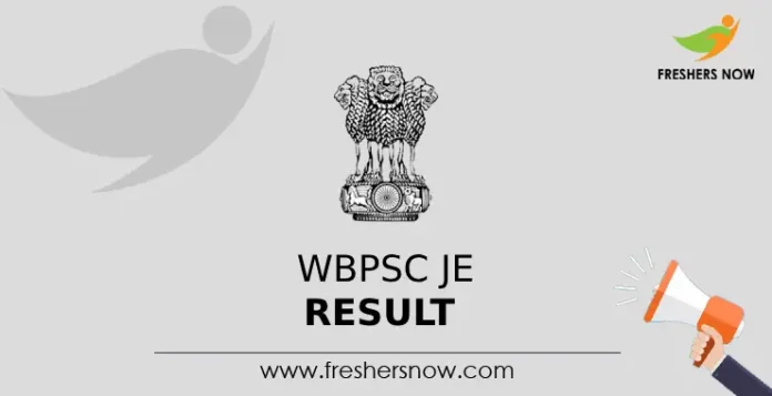 WBPSC JE Result