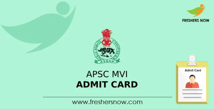 APSC MVI Admit Card