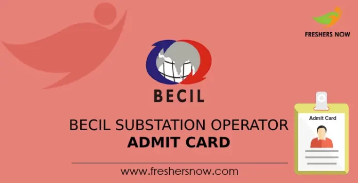 BECIL Substation Operator Admit Card