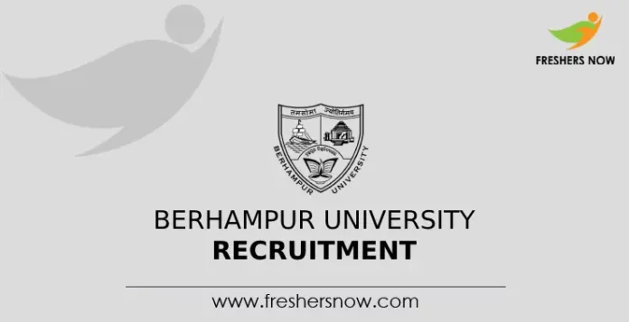 Berhampur University Recruitment