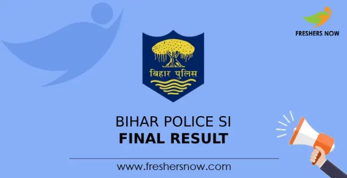 Bihar Police SI Final Result