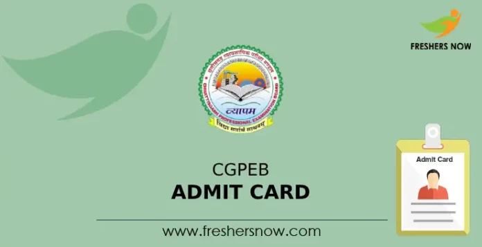 CGPEB Admit Card